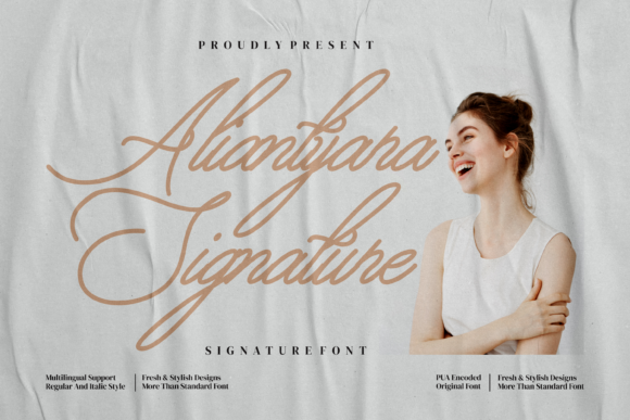 Aliantyara Signature: A Font for Business Beauty