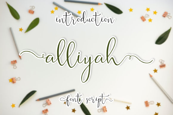 Alliyah: A Handwritten Font for Elegant Design