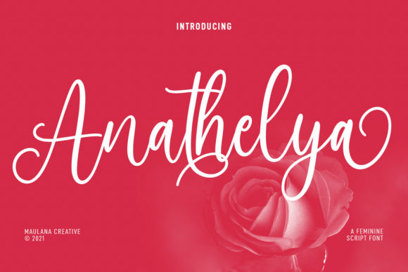 Anathelya: A Script Font for Real Projects