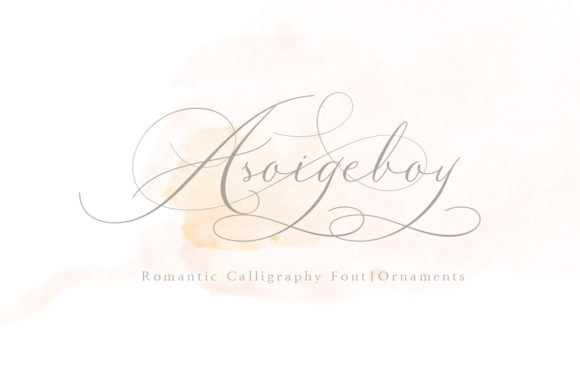 Asoigeboy: A Graceful Script Font