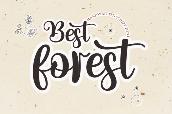 Best Forest: A Handwritten Font for Elegant Design