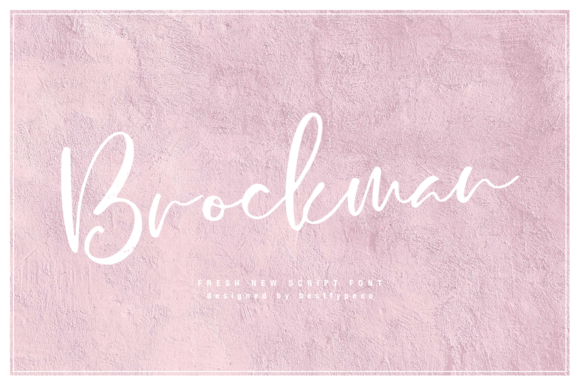 Brockman: A Timeless Handwritten Font