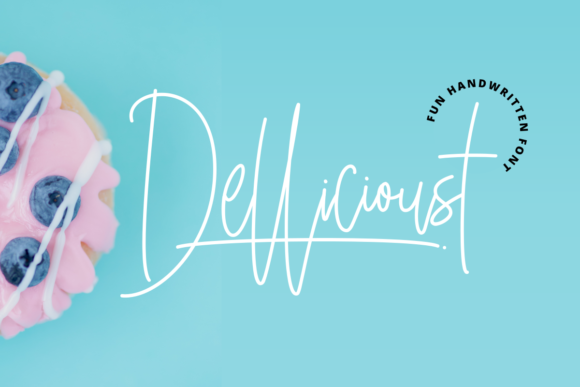 Dellicioust: A Playful Script Font