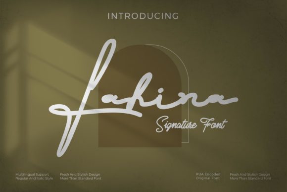 Fahira: A Script Font That Dances