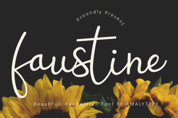 Faustine: A Beautiful Script Font