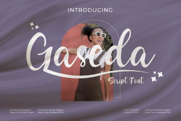 Gaseda: A Playful Font for Business Branding