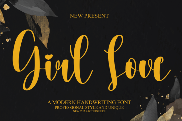 Girl Love: A Font for Elegant Campaigns