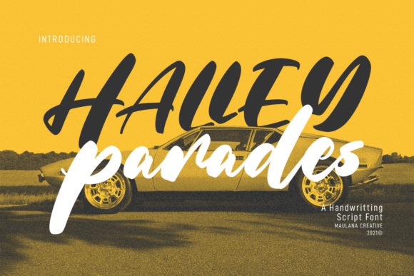 Halley Parades Font for Editorial Design