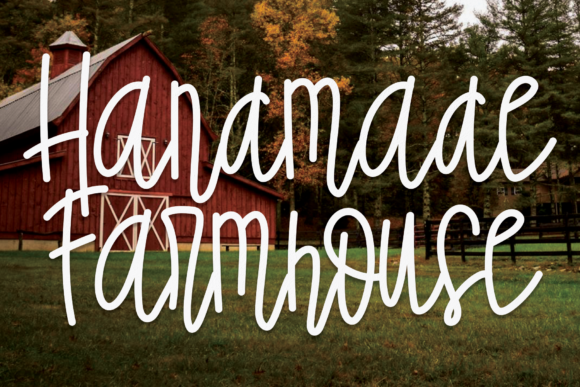 Handmade Farmhouse Font for Business