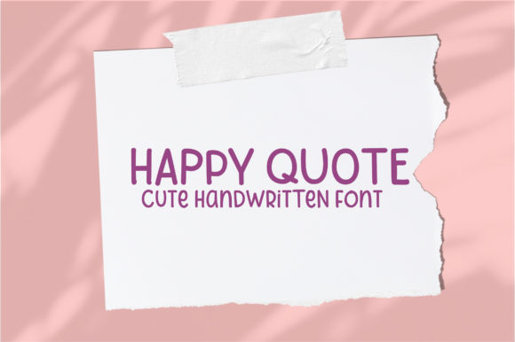 Happy Quote Font Review