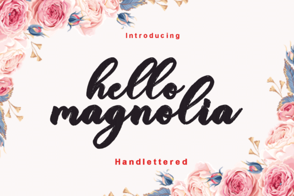 Hello Magnolia Font: Elegant Script for Branding