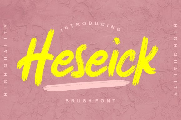 Heseick: A Vintage Script Font
