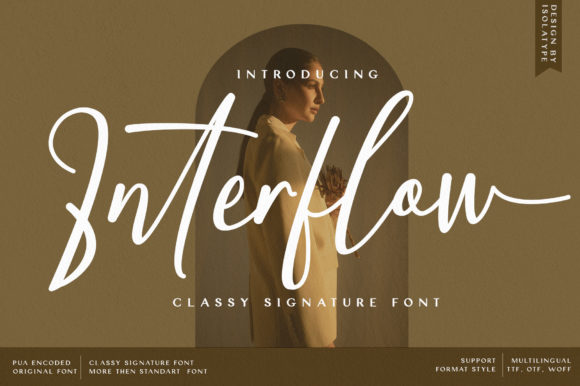 Interflow: A Playful Script Font