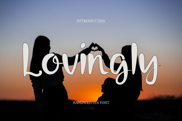 Lovingly: A Romantic Typeface for Campaigns