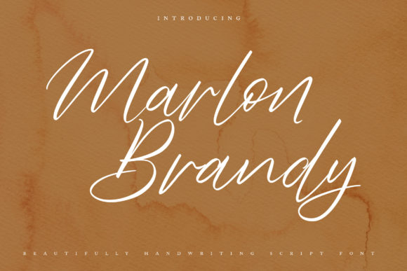 Marlon Brendy: A Handwritten Font for Creative Projects