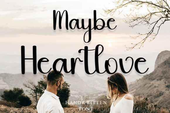 Maybe Heartlove Font for Creative Projects