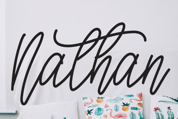 Nathan: A Handwritten Font for Web Design