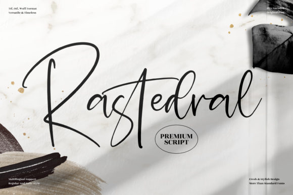 Rastedral: A Beautiful Script Font for Business
