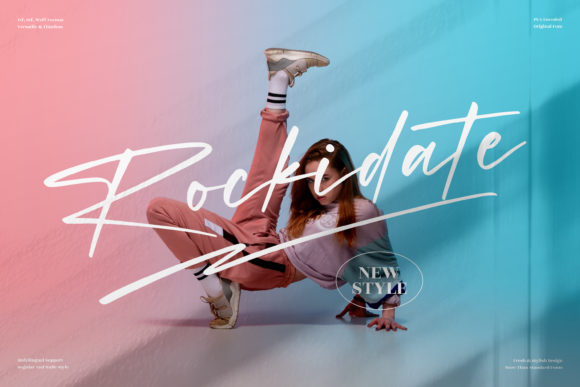 Rockidate: A Stylish Script Font