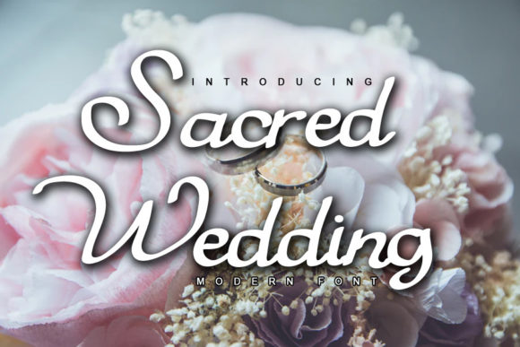 Sacred Wedding Font for Creative Projects